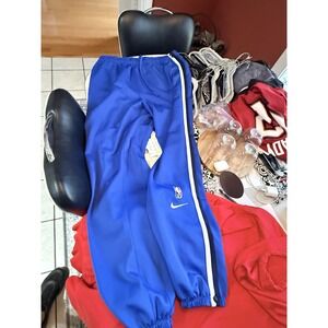 Nike NBA Dallas Mavericks Authentic Size 3XLT Blue Track Pants with Side Stripe